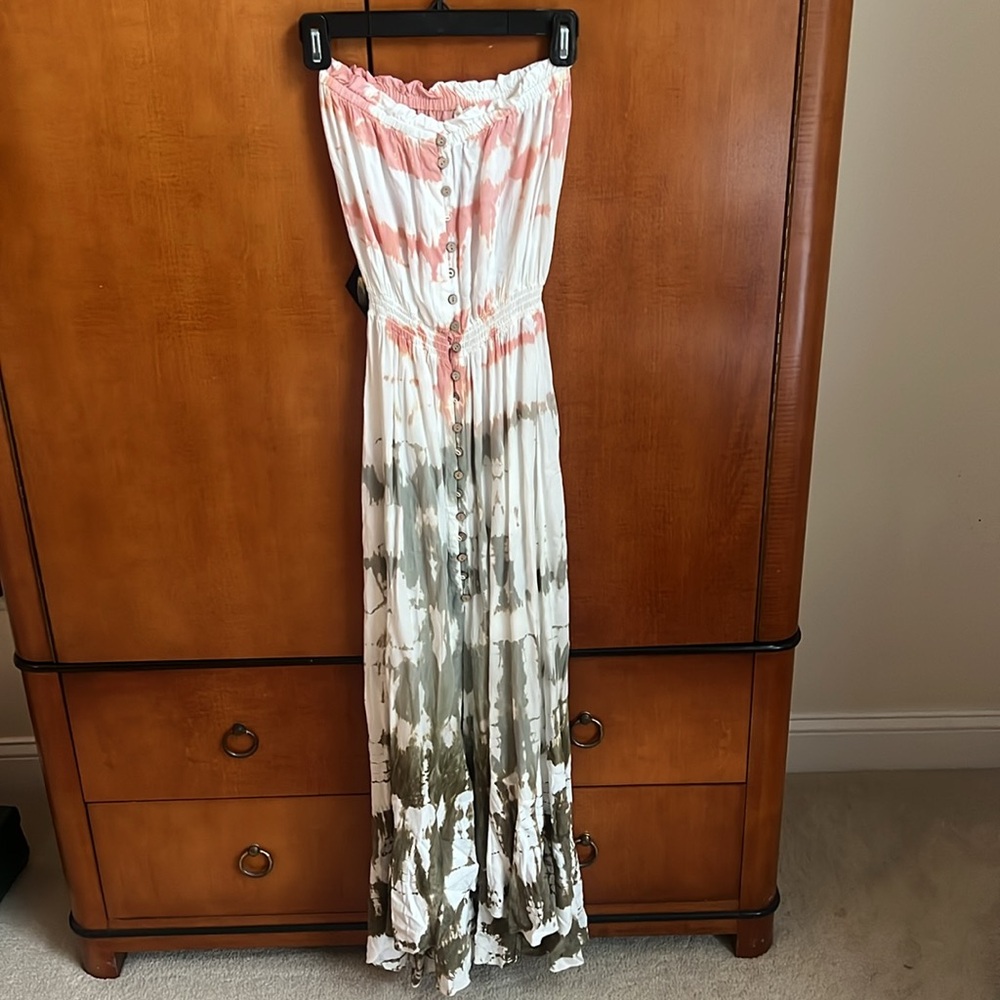 Surf Gypsy strapless maxi sun dress